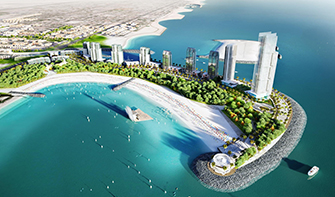 迪拜水渠基础设施组合-3运河和沿海工程